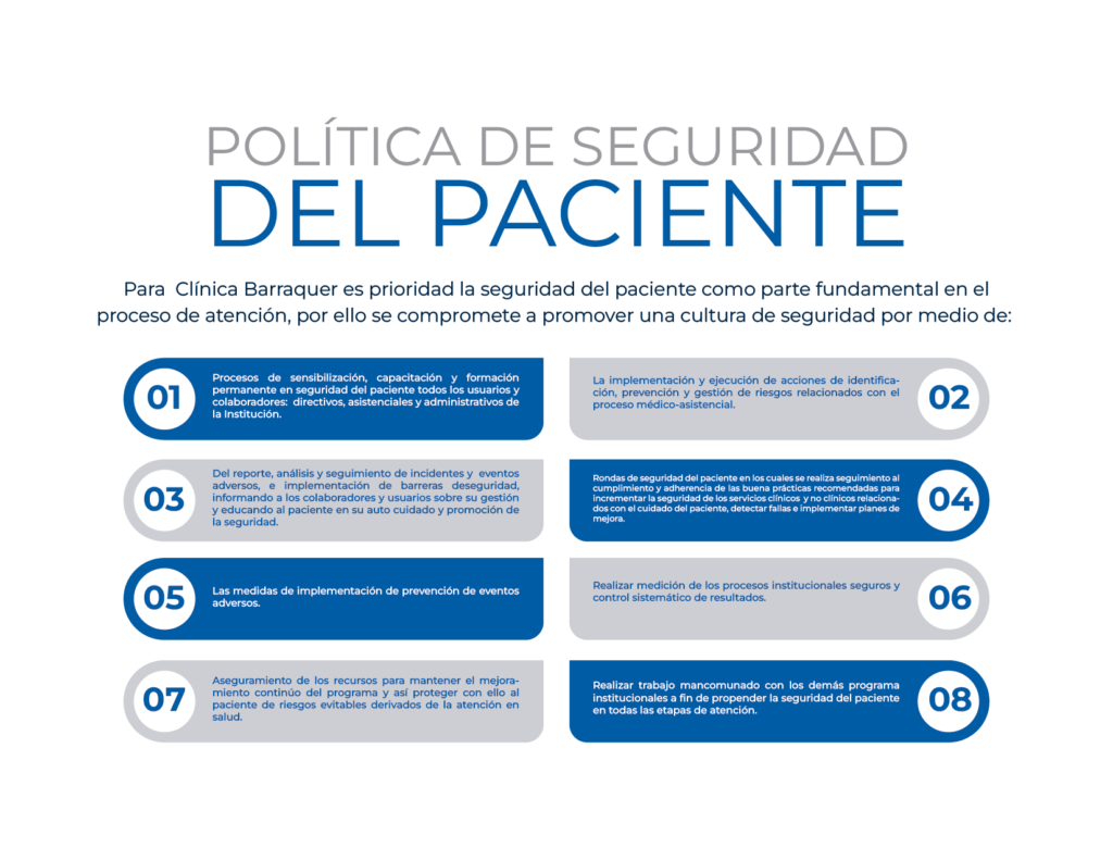 Política De Seguridad Del Paciente Clínica Barraquer 5659